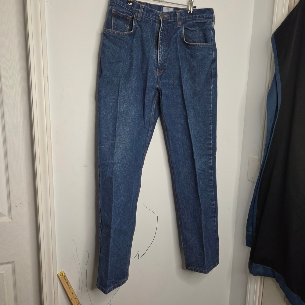 Tyndale Mens FR Flame Resistant Jeans Blue Denim 35x32 Made in USA J230T CAT 2